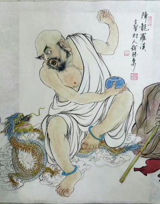 禅墨之间——赵胜东国画佛陀系列作品赏析